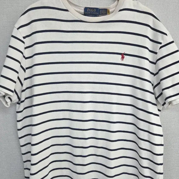 [BUNJANG] Polo Ralph Lauren Striped Short Sleeve T-Shirt / 폴로 랄프로렌 스트라이프 반팔 티셔츠