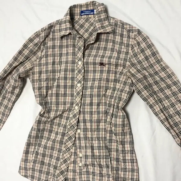 [BUNJANG] Burberry Nova Check Shirt (Blue Label) / (급전) 빈티지 버버리 노바체크 셔츠