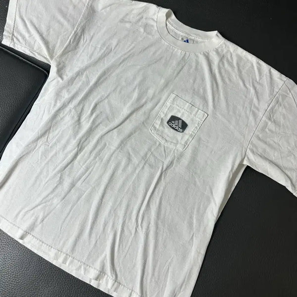 [BUNJANG] 90s Vintage Adidas Pocket T-Shirt (Made in USA) / 90s USA 빈티지 아디다스 포켓 티셔츠