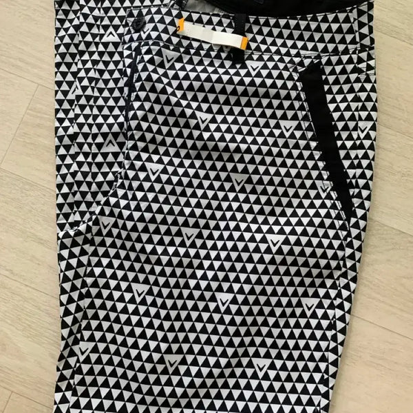 [BUNJANG] Callaway Golf Pattern Pants Black Size 70 / 캘러웨이 골프 바지 70 블랙 패턴