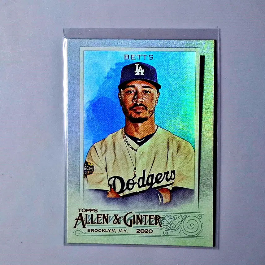 [BUNJANG] MLB Mookie Betts Silver Portrait Special Card Topps Allen Ginter LA Dodgers / MLB 무키베츠 실버포트레이트 SP 특수카드 탑스 알렌긴터 LA다저스