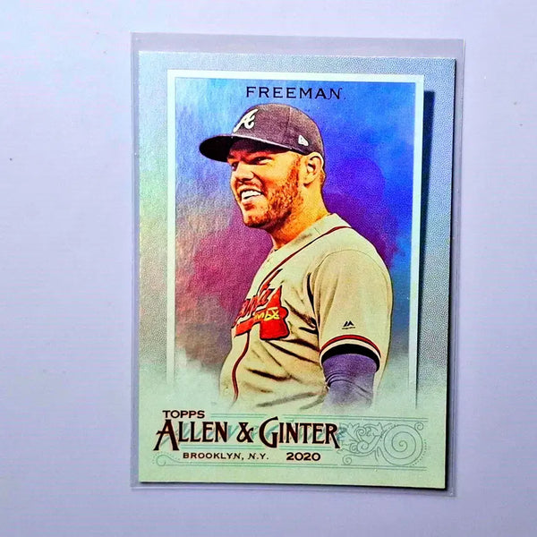 [BUNJANG] MLB Freddie Freeman Silver Portrait SP Topps Allen & Ginter Los Angeles Dodgers Card / MLB 프레디 프리먼 실버포트레이트 SP 탑스 알렌긴터 LA다저스