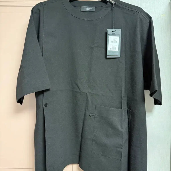 [BUNJANG] Songzio Autograph Flare T-Shirt Black 46 / [새제품] 송지오 오토그래프 플레어 티셔츠 블랙 - 46
