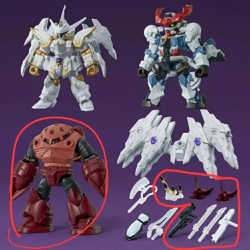 [BUNJANG] Mobile Suit Ensemble Vol. 29 Z'Gok + Weapon Set / 모빌슈트 앙상블 29탄 즈고크 + 무장세트