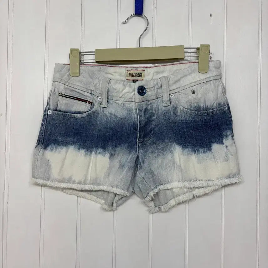 [BUNJANG] Tommy Hilfiger Washed Denim Shorts Women's / 타미힐피거 워싱 데님 숏팬츠 여성 골반 25인치 ㅡ0805