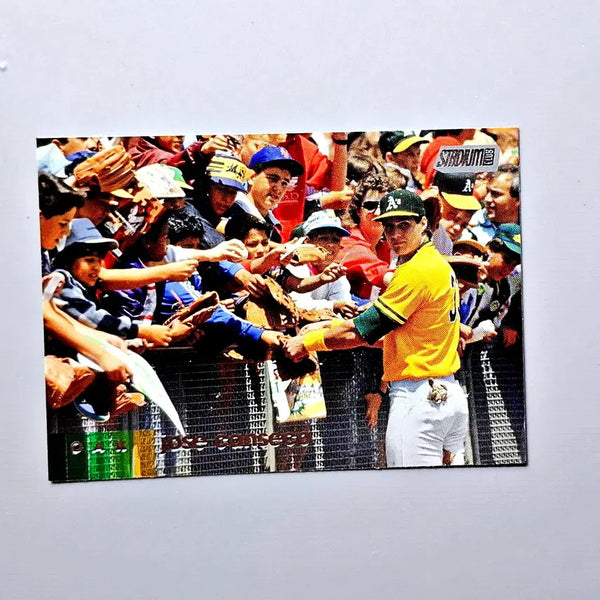 [BUNJANG] Jose Canseco Oakland Athletics MLB Stadium Club Topps Legend Card / MLB 호세 칸세코 스타디움 클럽 탑스 오클랜드 레전드