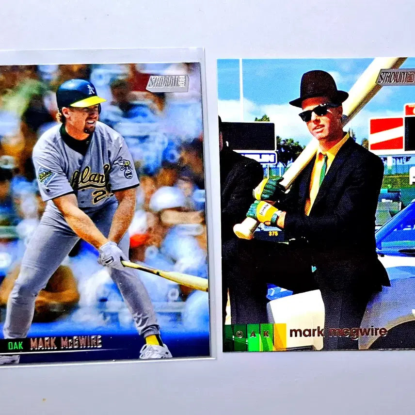 [BUNJANG] MLB Oakland Athletics Mark McGwire Topps Stadium Club Legends Card / MLB 마크 맥과이어 탑스 스타디움 클럽 오클랜드 레전드