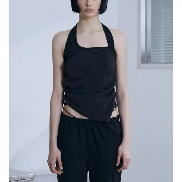 [BUNJANG] BUNTE Halterneck Sleeveless Top / 분트 홀터넥 나시