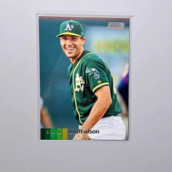 [BUNJANG] Matt Olson 2020 Topps Stadium Club Oakland A's Baseball Card / MLB 맷올슨 탑스 스타디움 클럽 2020 오클랜드
