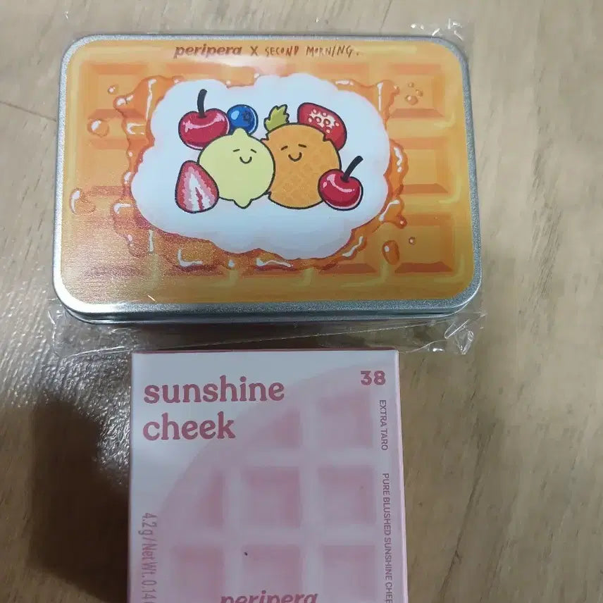 [BUNJANG] Peripera Sunshine Cheek Taro & Waffle Tint Case Set / 급처분)새제품 페리페라 션샤인치크 타로추가해 페리페라 와플 틴케이스무료드립니다