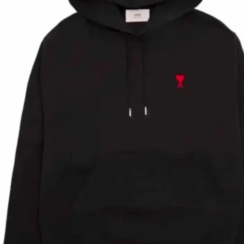 [BUNJANG] Ami Heart Logo Hoodie Black / 아미 하트 로고 후드티 블랙