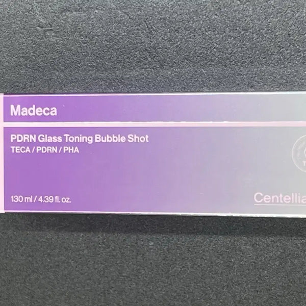 [BUNJANG] Madeca PDRN Glass Toning Bubble Shot 130ml / 마데카 PDRN 글라스 토닝 버블샷 130ml