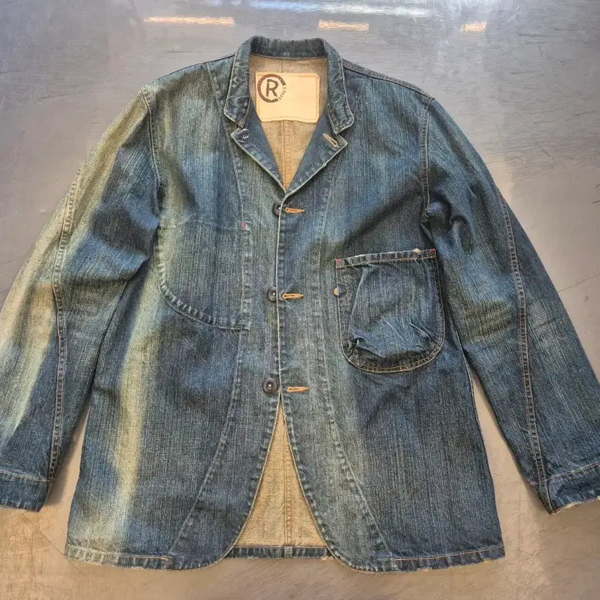 [BUNJANG] Levi's Red Loop Denim Blazer Jacket / L>00s 리바이스 레드룹 데님 자켓