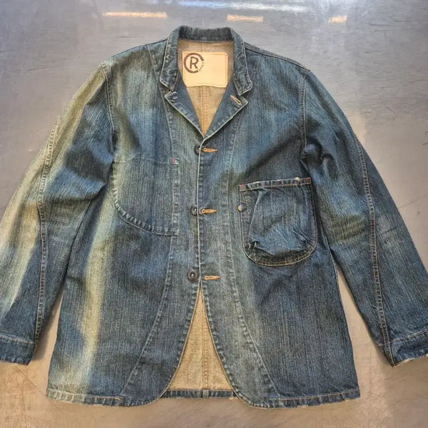 [BUNJANG] Levi's Red Loop Denim Blazer Jacket / L>00s 리바이스 레드룹 데님 자켓