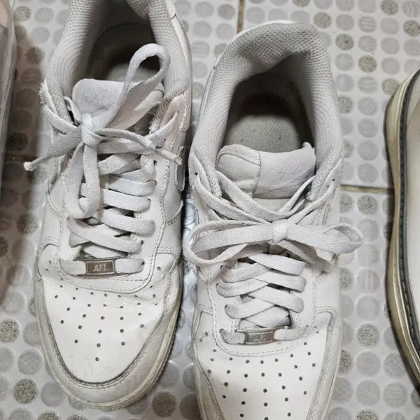 [BUNJANG] Nike Air Force 1 Low White Sneakers / 나이키 에어포스1 흰색 신발