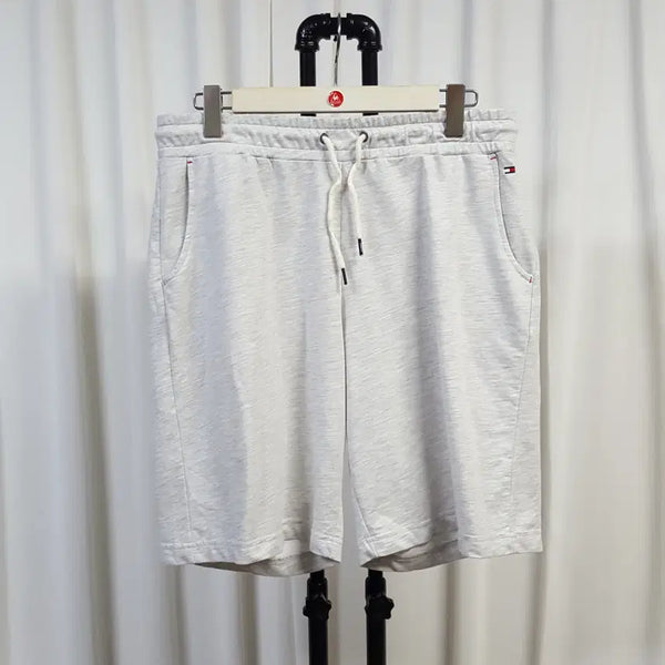 [BUNJANG] Tommy Hilfiger Men's Banding String Shorts Melange Grey Size 35 / 타미힐피거 남성 밴딩 끈 반바지 멜란지그레이 35 오일장