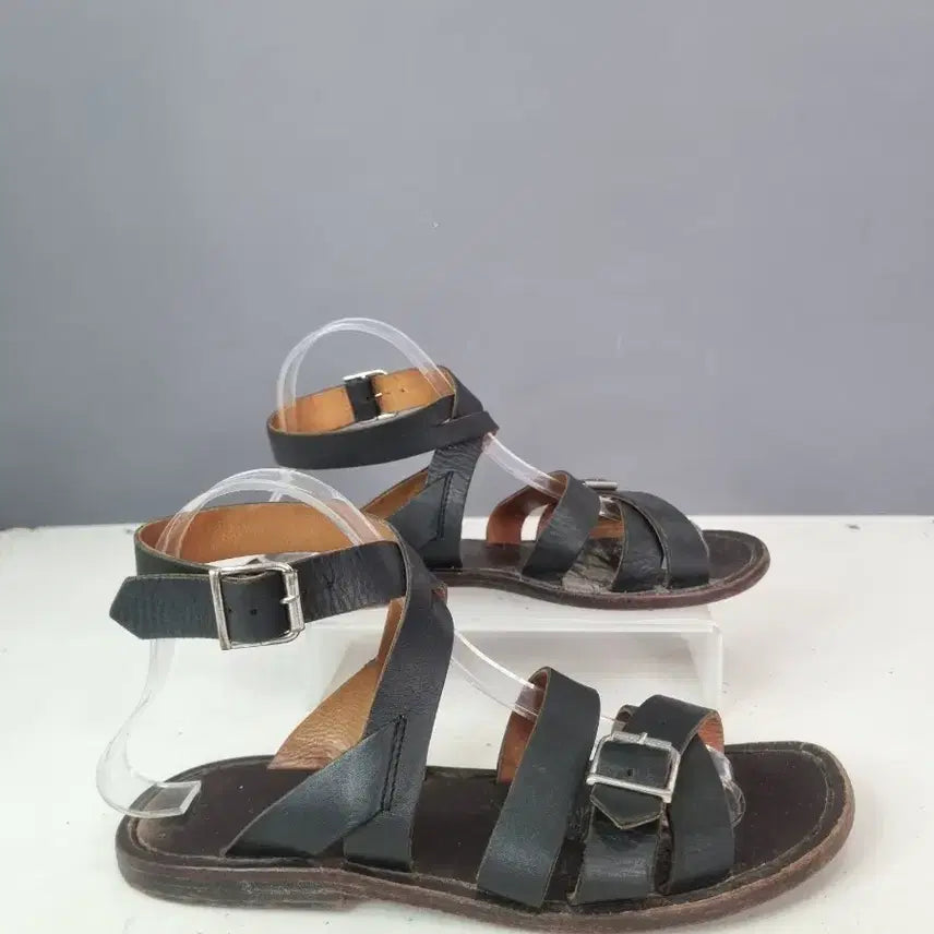 [BUNJANG] Marni Leather Strap Sandals / 효자빈티지 37.5 마르니 가죽 스트랩 샌들