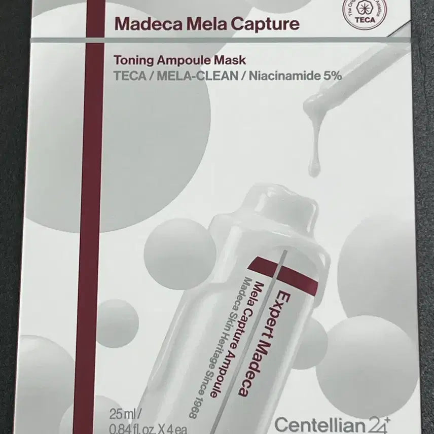 [BUNJANG] Centellian24 Madeca Mela Capture Ampoule Mask (4 Sheets) / 센터리안 24 마데카 멜라 캡처 앰플 마스크