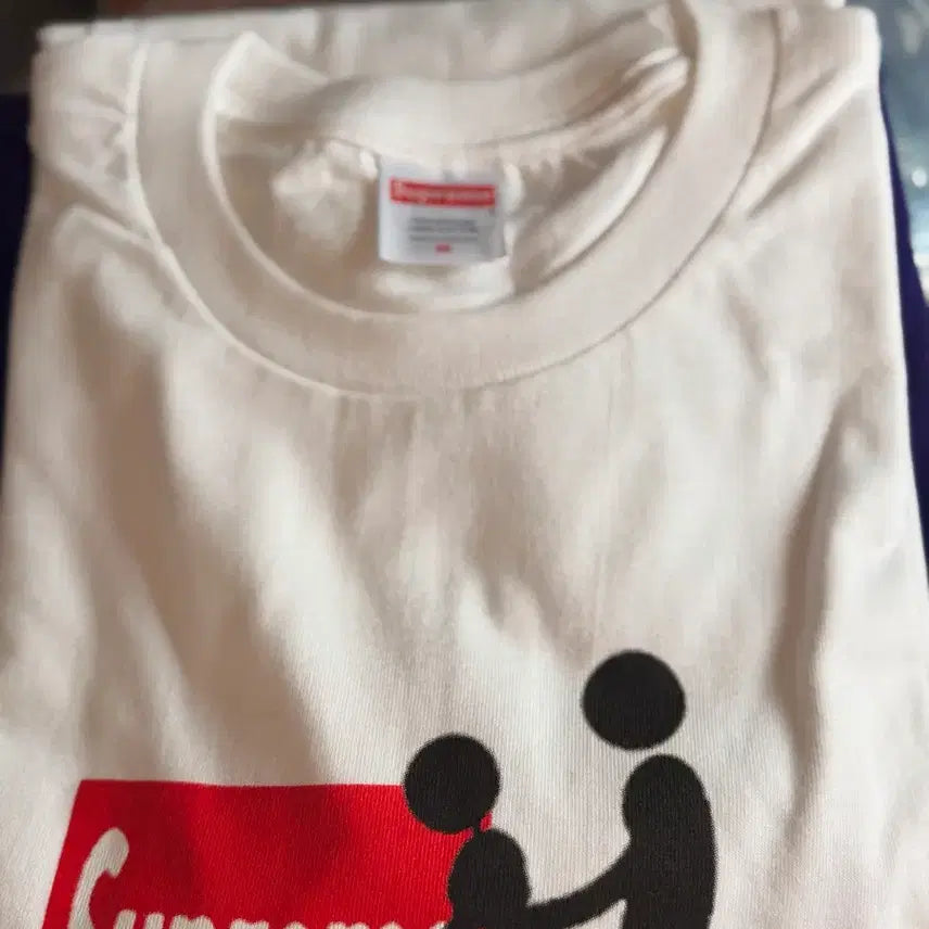 [BUNJANG] Supreme Stick Logo T-Shirt White Size M / 슈프림 스틱 티셔츠 \ 색상:화이트 사이즈: M \ 새상품
