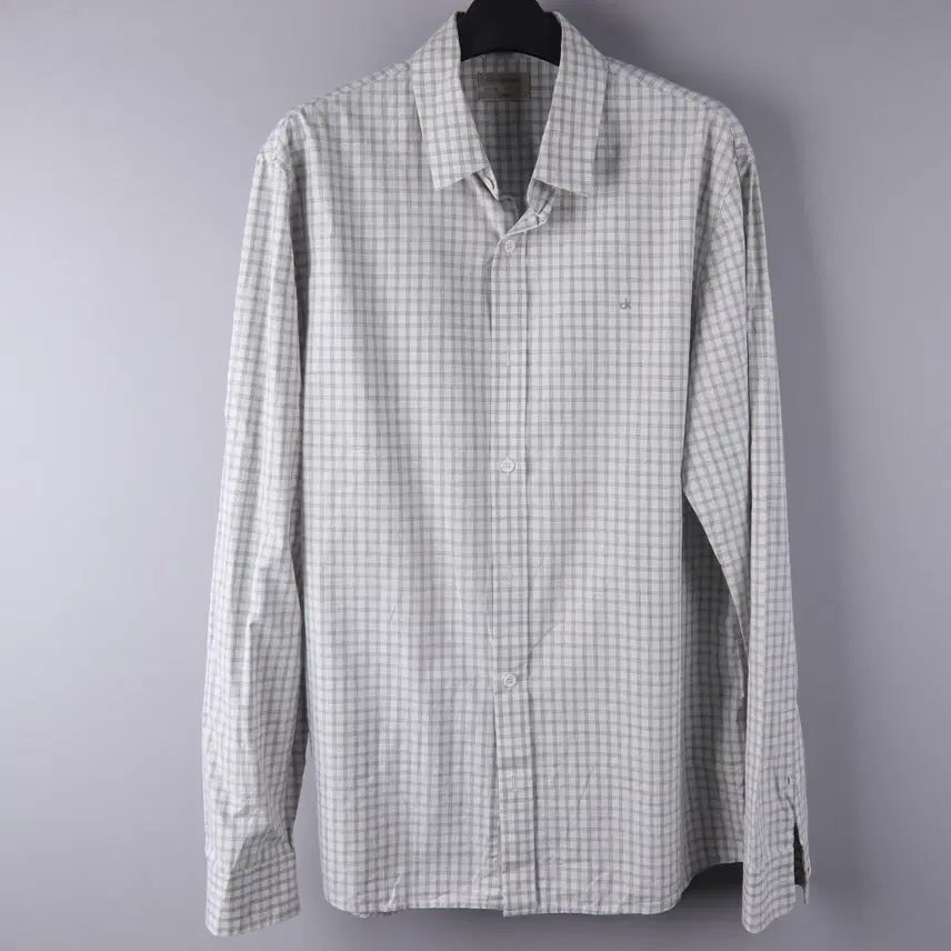 [BUNJANG] Calvin Klein Jeans Check Poplin Shirt (L) / 캘빈클라인진 체크 포플린 셔츠 (L)