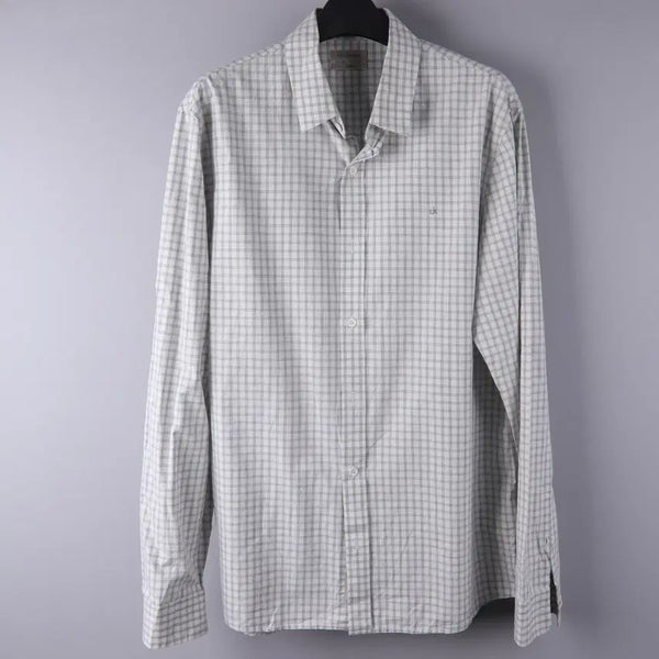 [BUNJANG] Calvin Klein Jeans Check Poplin Shirt (L) / 캘빈클라인진 체크 포플린 셔츠 (L)