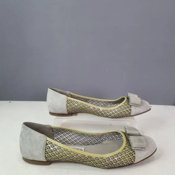 [BUNJANG] Salvatore Ferragamo Vara Ribbon Flat Shoes / 효자빈티지 6 페라가모 스틸리본 플랫슈즈