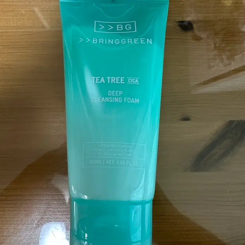 [BUNJANG] Bring Green Tea Tree Cica Deep Cleansing Foam 120ml / [새제품] 브링그린 티트리 시카 딥 클렌징 폼 120ml