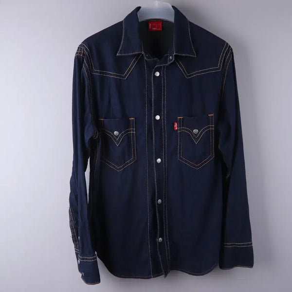 [BUNJANG] Levi's 00s Type 1 Denim Shirt (L) / 00s 리바이스 타입원 데님 셔츠 (L)