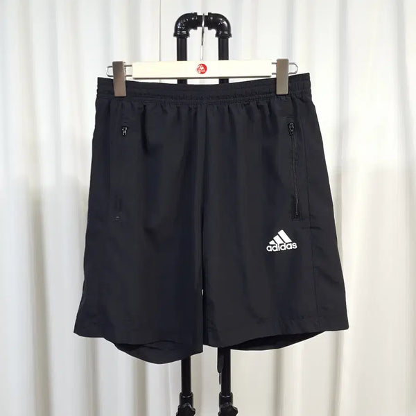 [BUNJANG] Adidas Men's Aeroready Woven Shorts Black / 21년 아디다스 남성 에어로레디 우븐 쇼츠 반바지 블랙 33 오일장