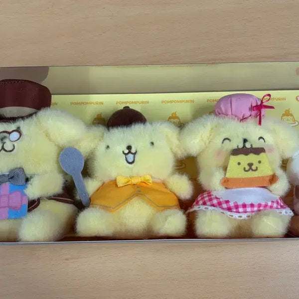 [BUNJANG] Sanrio Pompompurin 30th Anniversary Family Mini Doll Set / 폼폼푸린 30주년 가족 미니 인형 세트