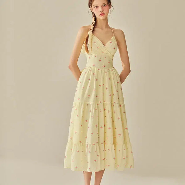 [BUNJANG] Bikini Vander Rodie Backless Halterneck Long Dress / (새상품) 비키니밴더 로디 백리스 홀터넥 롱원피스