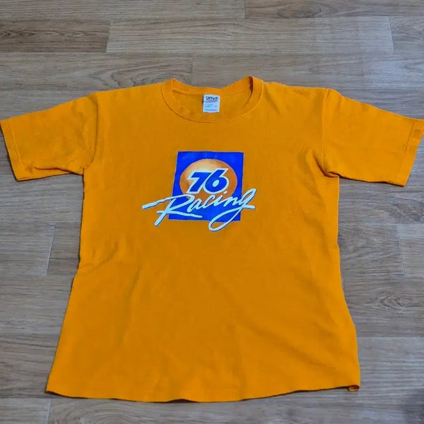 [BUNJANG] 90s Vintage Anvil Union 76 Racing T-Shirt (Tubular Body) / 90s 빈티지 앤빌 유니언 76 레이싱 반팔 (튜블라 바디)