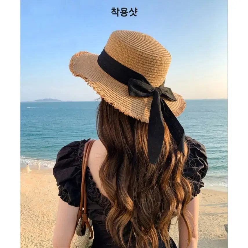 [BUNJANG] Straw Hat Sun Protection Vacation Beach / 밀짚모자 / 자외선 차단 / 휴양지 / 바캉스 / 해변 / 바다 / 동남아 / 세부 / 발리