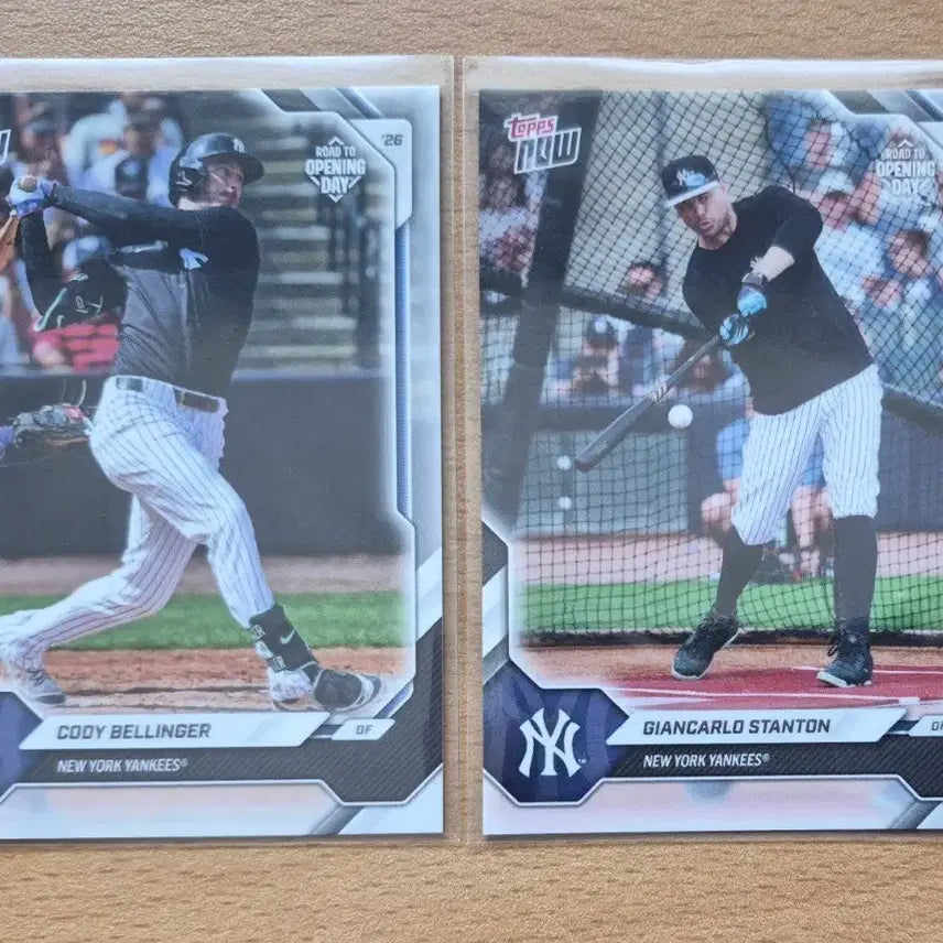 [BUNJANG] MLB New York Yankees 2026 Topps Now Opening Day Bellinger & Stanton Cards (2-Card Lot) / MLB 2026 탑스나우 오프닝데이 뉴욕양키스 벨린저, 스탠튼 카드 2장랏 판매합니다.