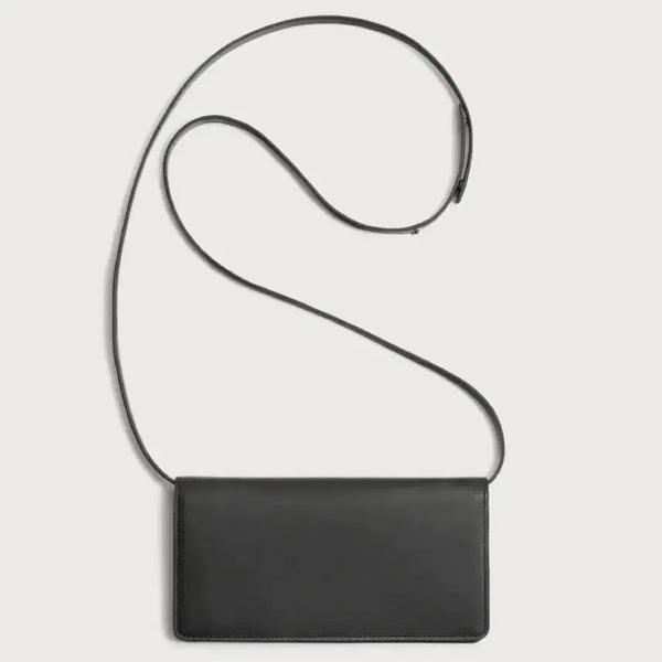 [BUNJANG] Zara Leather Wallet Crossbody Bag / 자라 레더 월렛 크로스백