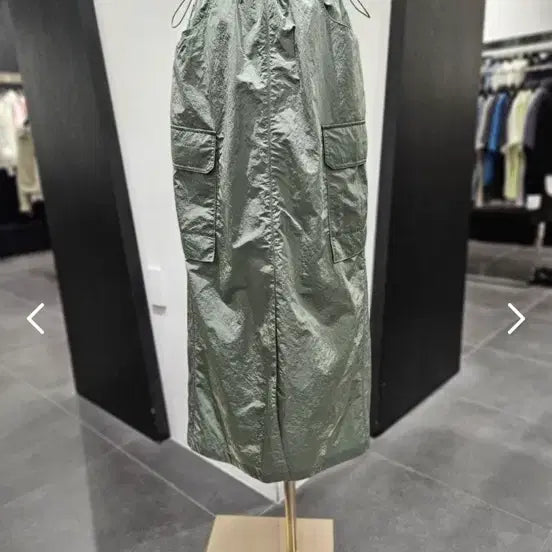 [BUNJANG] VOV 2024 Nylon 100% Long Skirt (Size 55) / 보브 24년 롱 스커트