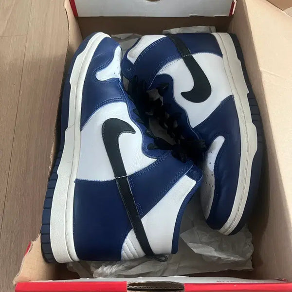 [BUNJANG] Nike Women's Dunk High Deep Royal Blue (240) / 나이키 w 덩크하이 로얄블루 240