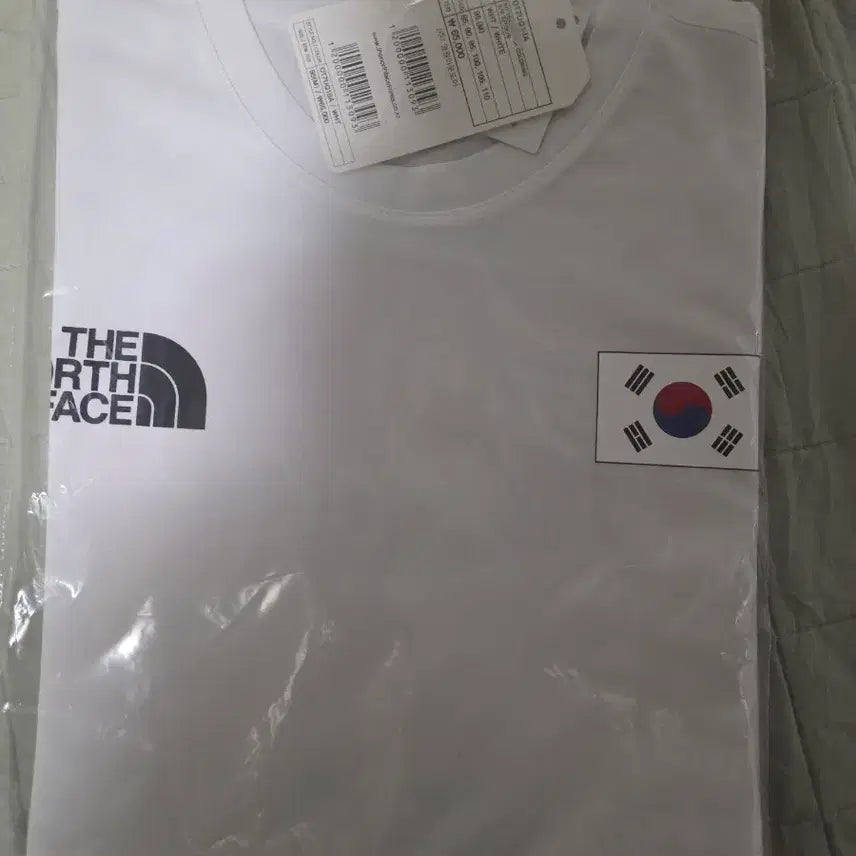 [BUNJANG] The North Face Team Korea Edition T-Shirt White Size 95 / 노스페이스 팀코리아 에디션 95 사이즈