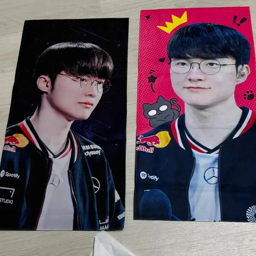 [BUNJANG] T1 Faker Slogan Set (2 Types) / 페이커 슬로건 2종 티원