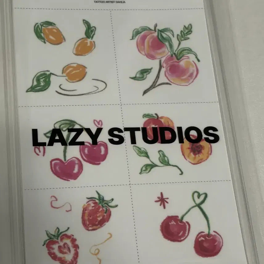 [BUNJANG] Lazy Studio Dahlia 04 Tattoo Sticker (Sealed) / 레이지스튜디오 타투 스티커 달리아 04 미개봉