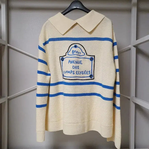 [BUNJANG] Ozcece Stripe Knit / 한섬 오즈세컨 스트라이프 니트