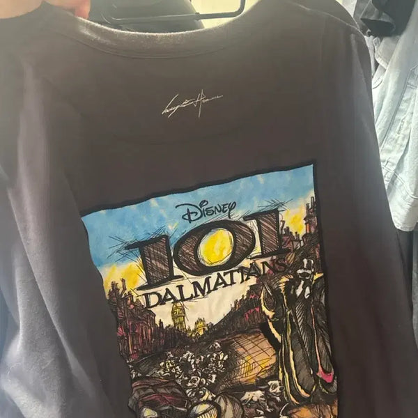 [BUNJANG] SONGZIO Homme Disney 101 Dalmatians Short Sleeve T-Shirt / 송지오옴므 디즈니 101마리 달마시안 반팔 티셔츠