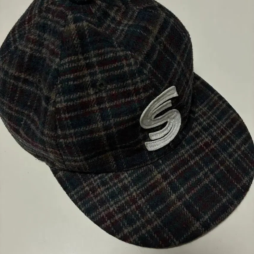 [BUNJANG] Safari Spot Check Hat / 사파리스팟 체크 모자