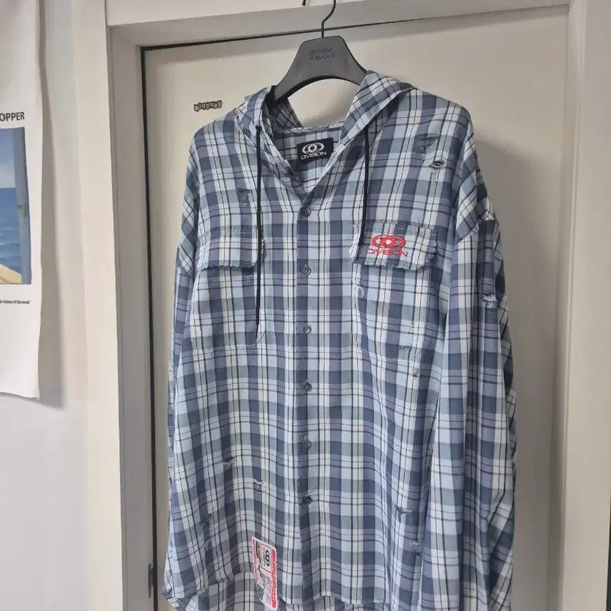 [BUNJANG] CSC Check Hooded Shirt / [2] csc 체크 후드 셔츠