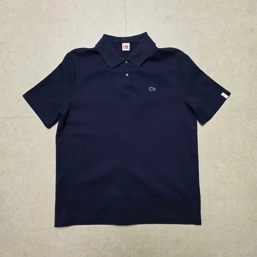 [BUNJANG] Lacoste Short Sleeve Collar T-Shirt Size S / 라코스테 뒷트임 반팔 카라티 s 90