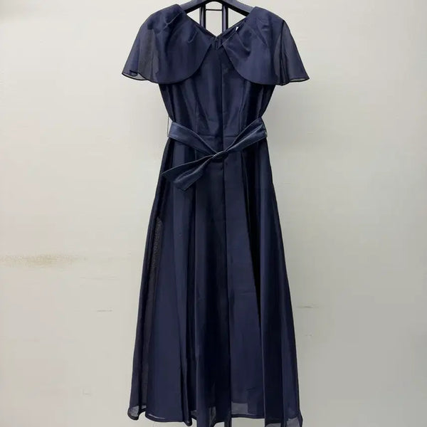 [BUNJANG] Misha Chiffon Flare Dress / 미샤 쉬폰라인 플레어 원피스