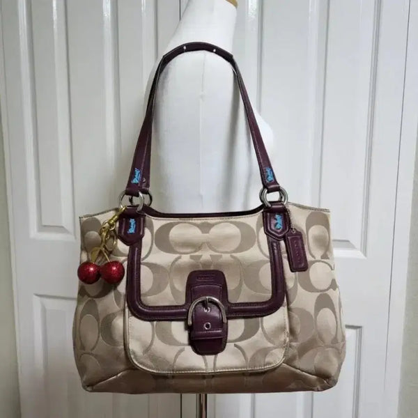 [BUNJANG] Coach Bell Carryall Shoulder Bag / 상태굿) 코치 벨 캐리올 숄더백
