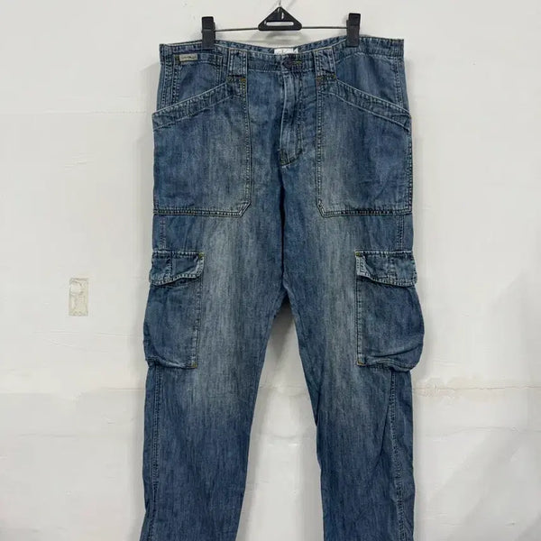 [BUNJANG] Calvin Klein Jeans Vintage Cargo Denim Pants / (33)캘빈클라인진스 빈티지 카고 데님팬츠