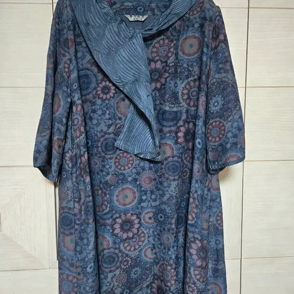 [BUNJANG] Jaengi Punggi Mulberry Silk Dress M / 쟁이 풍기 인견 원피스 M  (새상품)