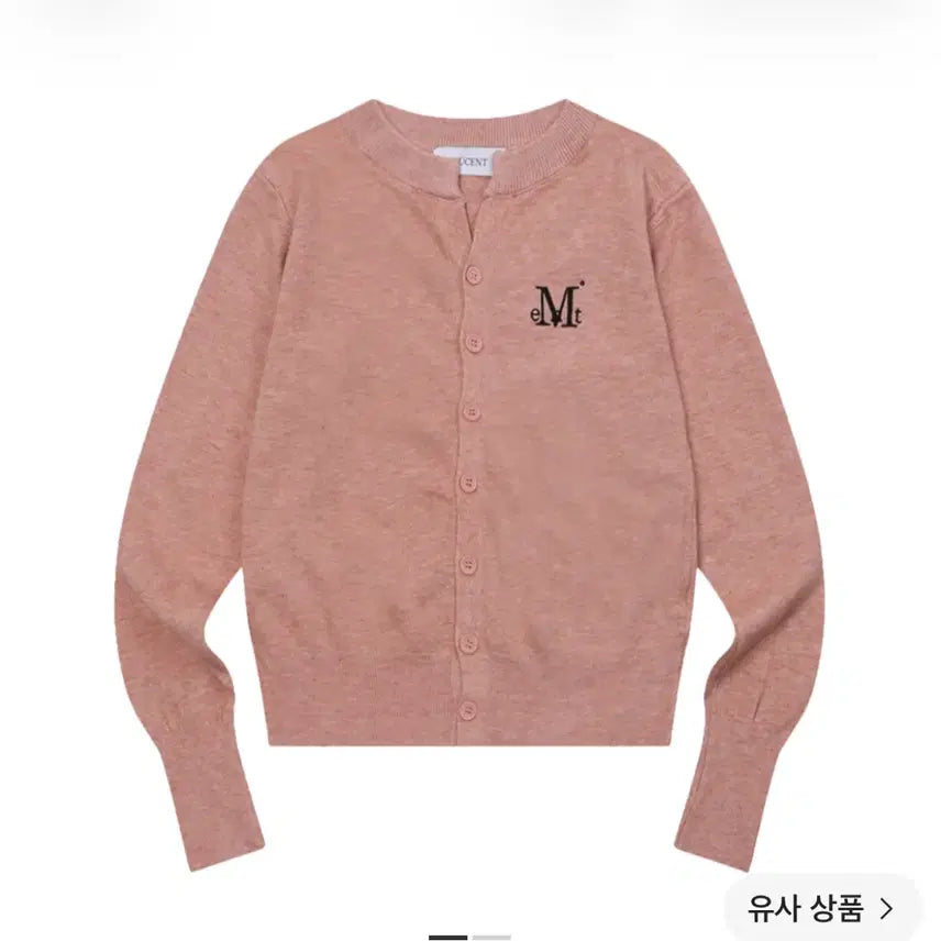 [BUNJANG] Mousent Pink Cardigan / 무센트 핑크가디건